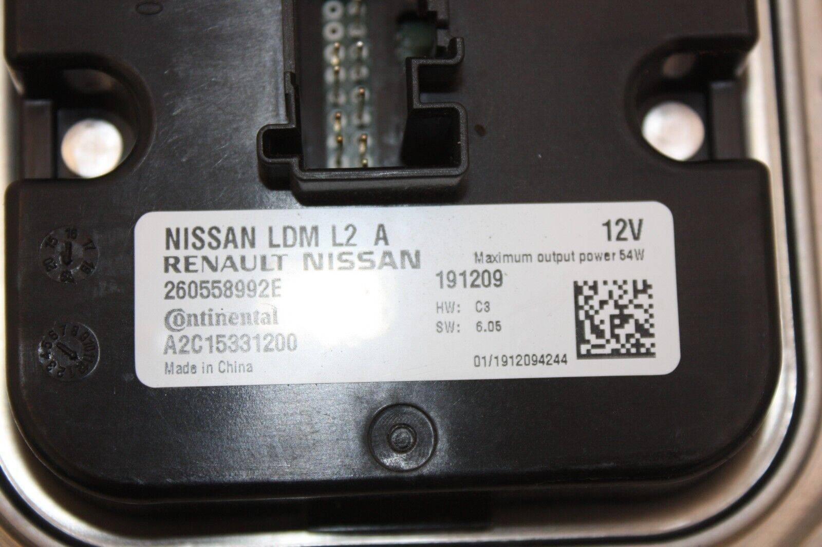 Nissan-Juke-Headlight-Control-Ballast-Module-260558992E-Genuine-175662057962-4