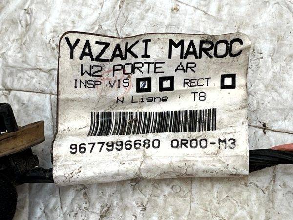 Peugeot 508 Rear Left Door Wiring Loom Harness 2011 TO 2014 9677996680 Genuine 178439227132 21