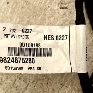 Peugeot Expert Front Right Door Wiring Loom 2016 TO 2024 9824875280 Genuine - Image 22