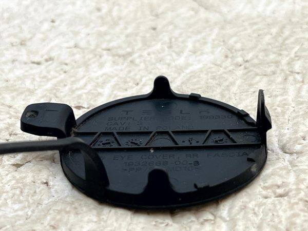 Tesla Model Y Rear Bumper Tow Hook Eye Cap Cover 2025 ON 1932668 00 B Genuine 178423539832 8