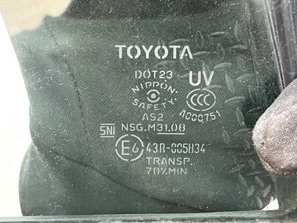 Toyota Prius Rear Left Side Quarter Window Glass 2015 TO 2018 43R005834 Genuine 178321814192 5