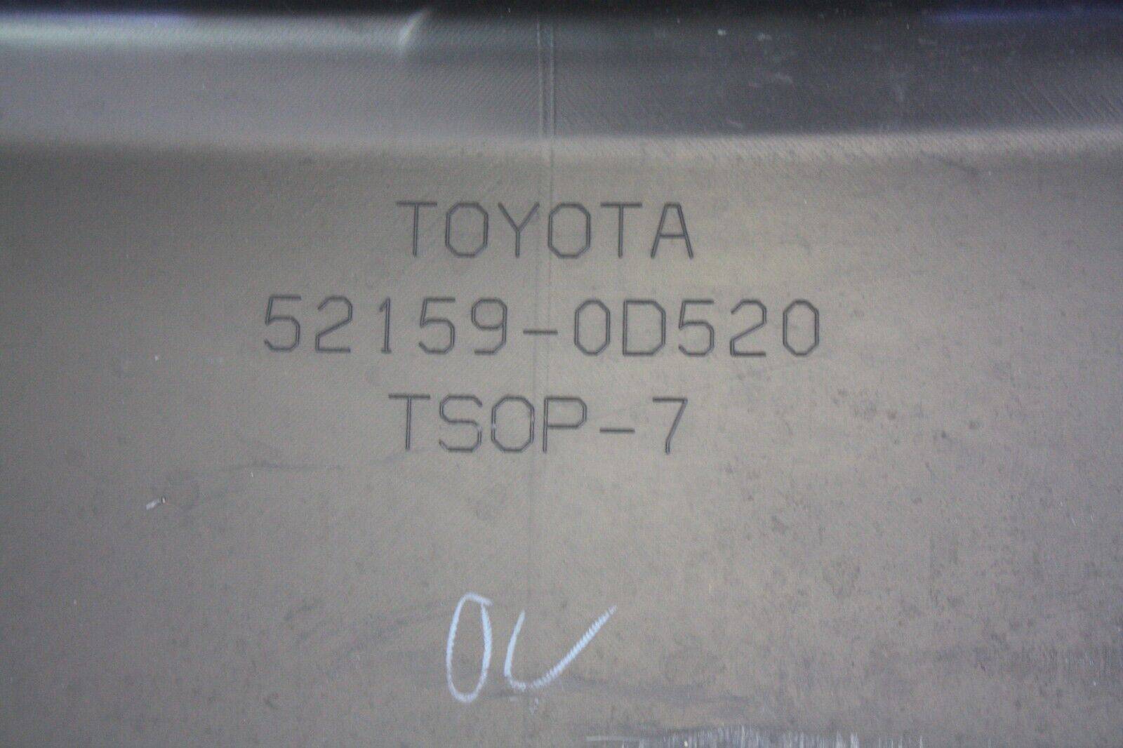 Toyota-Yaris-Rear-Bumper-2014-to-2017-52159-0D520-Genuine-DAMAGED-175847945062-14