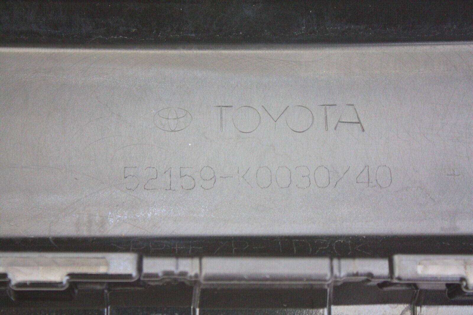 Toyota-Yaris-Rear-Bumper-2020-ON-52159-K0030-Genuine-DAMAGED-176606052882-9