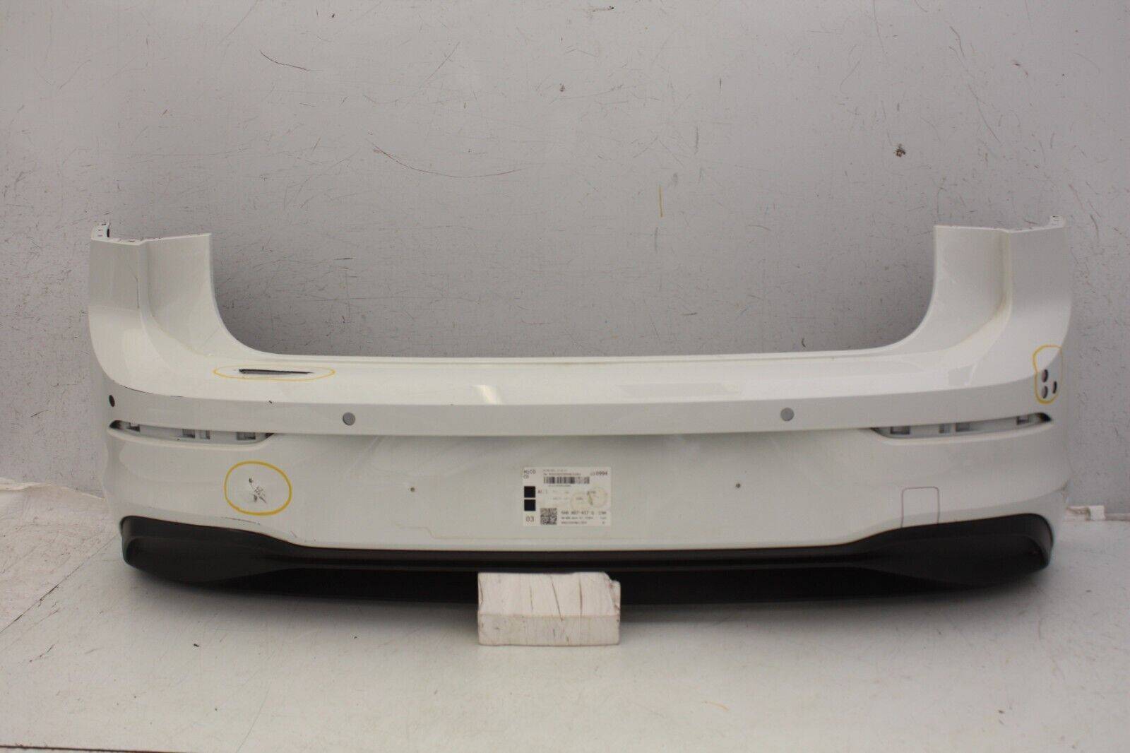 VW Golf Mk 8 Rear Bumper 2020 ON 5H6807421C Genuine DAMAGED 176620070662