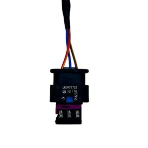 VW Golf Polo PDC Parking Sensor Wiring Harness Plug Connector 4F0973703 Genuine