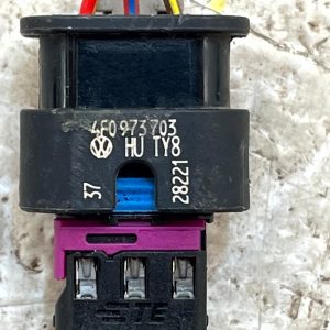 VW Golf Polo PDC Parking Sensor Wiring Harness Plug Connector 4F0973703 Genuine - Image 8