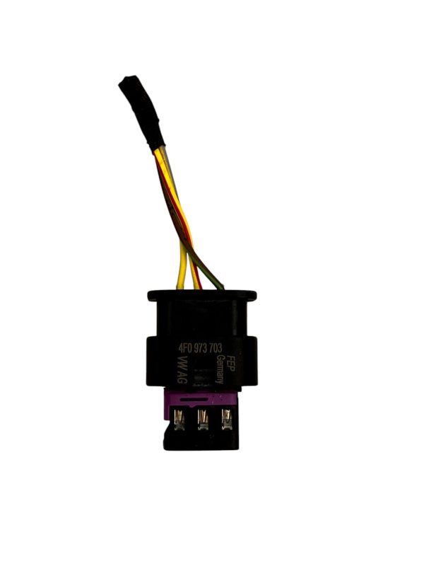 VW-Golf-Polo-Parking-Sensor-Wiring-Loom-Harness-Plug-Connector-4F0973703-Genuine-178184288502
