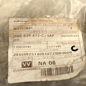 Volkswagen Polo Mk6 Rear Left Door Outer Window Seal 2018 ON 2GS839477C Genuine 30 Volkswagen Polo Mk6 Rear Left Door Outer Window Seal 2018 ON 2GS839477C Genuine - Image 15