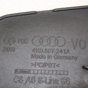 Audi A6 C8 S Line Front Bumper Tow Cover 4K0807241A Genuine - Image 8