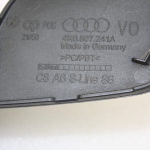 Audi A6 C8 S Line Front Bumper Tow Cover 4K0807241A Genuine - Image 9