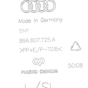 Audi Q4 E-Tron Front Bumper Grill Surround 2021 ON 89A807725A Genuine - Image 9