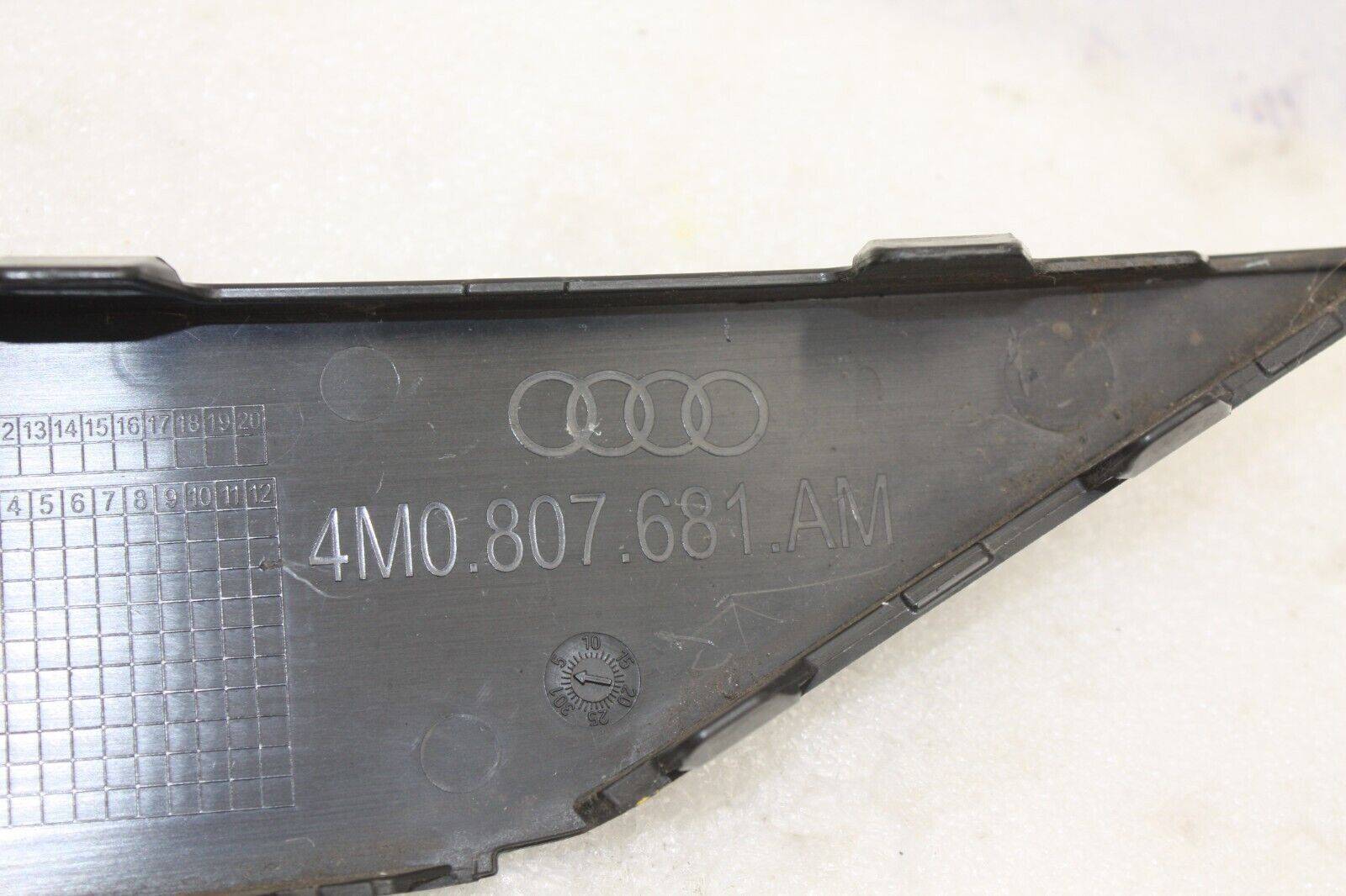 Audi-Q7-Front-Bumper-Lower-Left-Grill-2019-On-4M0807681AM-Genuine-DAMAGED-176577504273-10