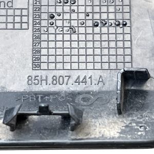 Audi Q8 E Tron Rear Bumper Tow Hook Cap Cover 2022 TO 2025 85H807441A Genuine - Image 10
