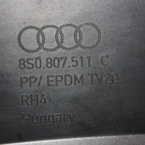 Audi TT S Line Rear Bumper 2014 TO 2019 8S0807511C Genuine - Image 13