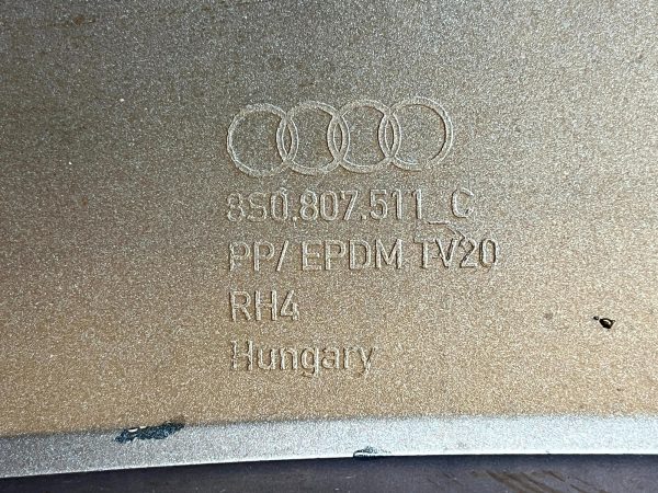Audi TT TTS Rear Bumper 2014 TO 2019 8S0807511C Genuine 17 Audi TT TTS Rear Bumper 2014 TO 2019 8S0807511C Genuine 178419570863 18