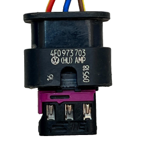 Audi VW Skoda Seat PDC Parking Sensor Loom Plug Connector 4F0973703 Genuine - Image 3