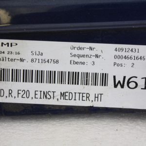 BMW 1 Series F20 Right Side Skirt 2011 TO 2015 51777287828 Genuine - Image 6