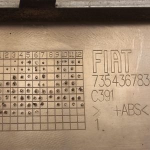 Fiat 500 Rear Bumper Chrome 2008 TO 2015 735436783 Genuine *DAMAGED* - Image 15