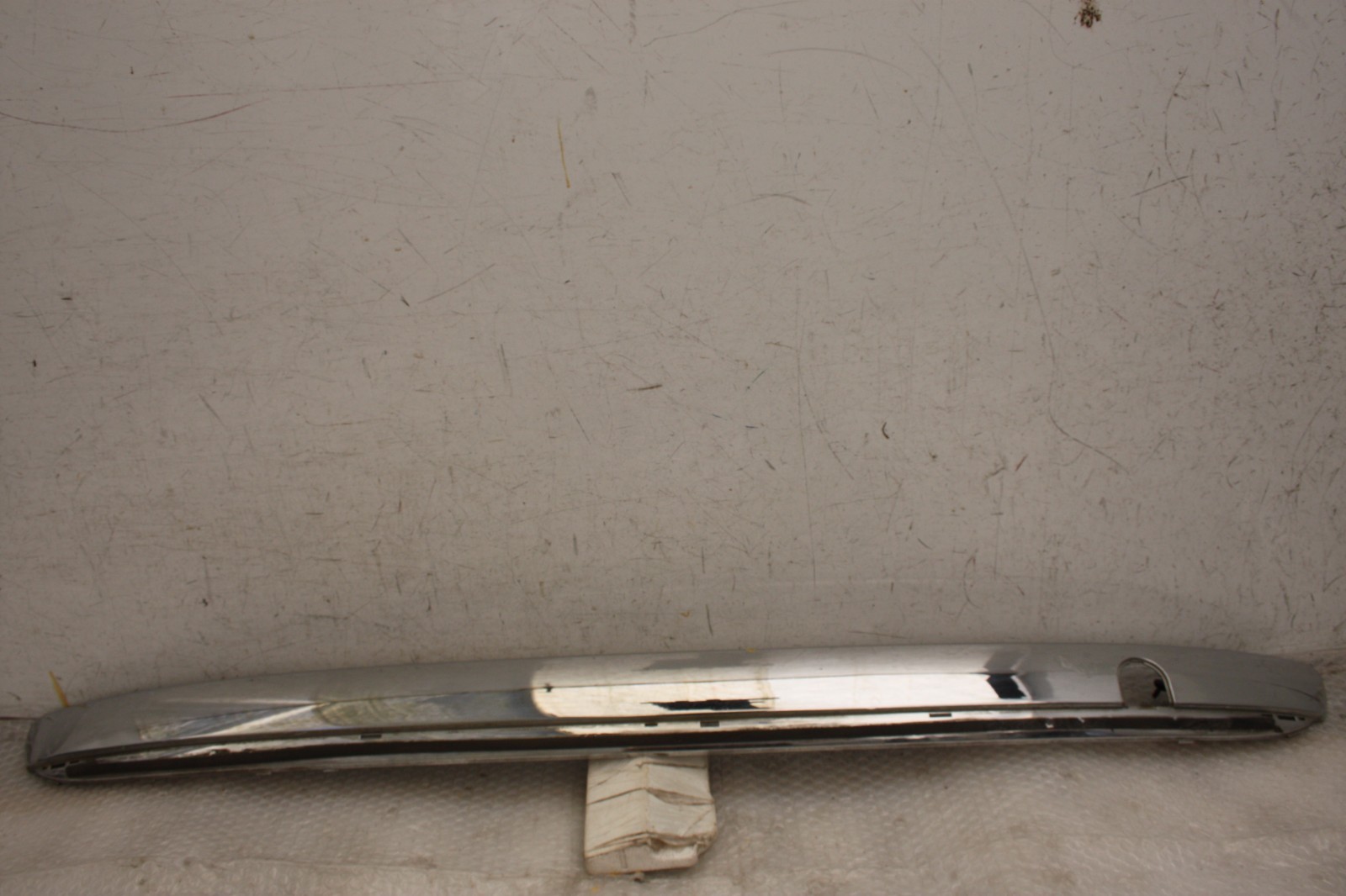 Fiat 500 Rear Bumper Chrome 2008 TO 2015 735436783 Genuine *DAMAGED*