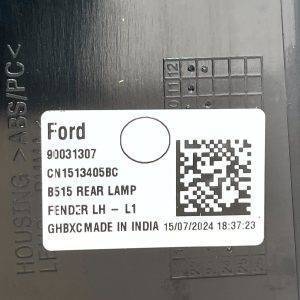 Ford Ecosport Rear Bumper Left Side Taillight 2024 CN1513405BC Genuine - Image 14