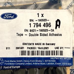 Ford Transit Custom Mk1 Double Sided Adhesive Tape BK21-19E523-CA Genuine - Image 7