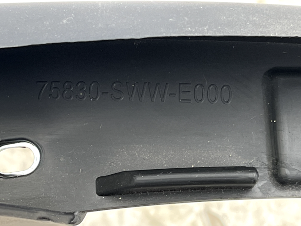 Honda CR V Rear Left Mud Flap Guard 2007 TO 2010 75830 SWW E000 Genuine 178560614253 9