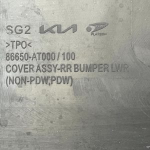 Kia Niro Mk2 Rear Bumper 2022 ON 86666-AT000 Genuine - Image 18