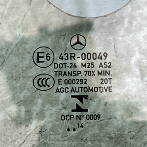Mercedes C Class W205 Front Left Door Window Glass 14 TO 18 A2057250010 Genuine - Image 7
