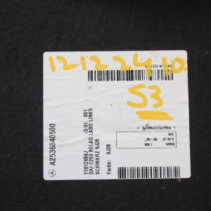Mercedes GLC X253 C253 Trunk Cover Trim 2019 TO 2022 A2536840500 Genuine - Image 13