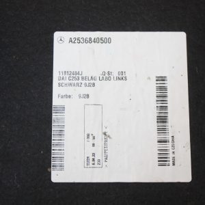 Mercedes GLC X253 C253 Trunk Cover Trim 2019 TO 2022 A2536840500 Genuine - Image 7