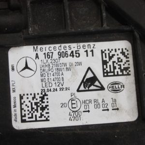 Mercedes GLE V167 Left Side LED Headlight A1679064511 Genuine - Image 8