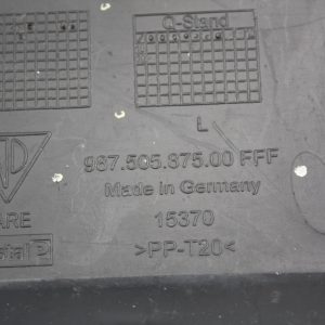 Porsche Boxster 987 Roadster Rear Bumper Lower Left Trim 09 TO 12 98750587500FFF - Image 13