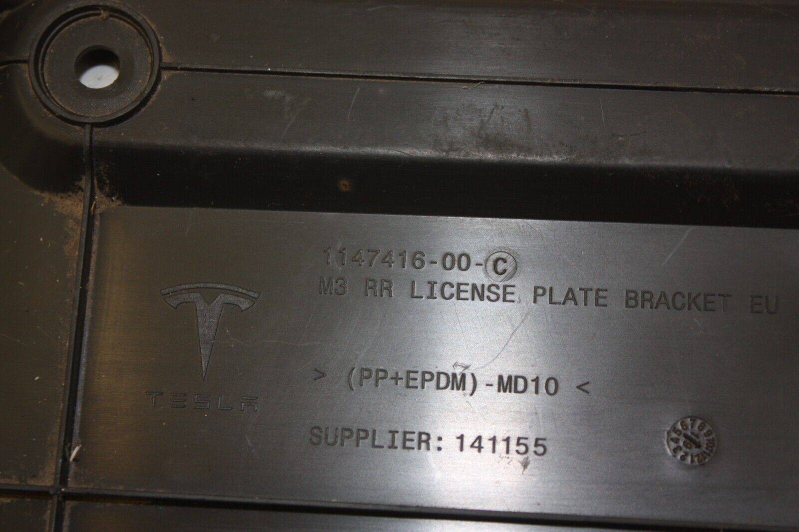 Tesla-Model-3-Rear-Number-Plate-Bracket-Holder-1147416-00-C-Genuine-176284913763-8