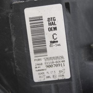 Toyota Auris Right Side Headlight 2015 TO 2019 81110-02K40 Genuine *DAMAGED* - Image 13