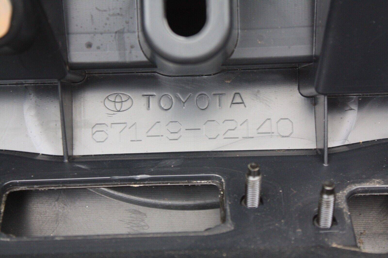 Toyota-Corolla-hybrid-bootlid-Tailgate-67149-02140-Genuine-175756734173-12