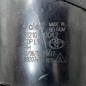 Toyota Prius Front Bumper Right Fog Light Lamp 2009 TO 2012 81210-0D042 Genuine - Image 15