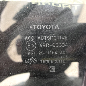 Toyota Prius Front Right Side Quarter Window Glass 2015 TO 2018 43R00034 Genuine - Image 5