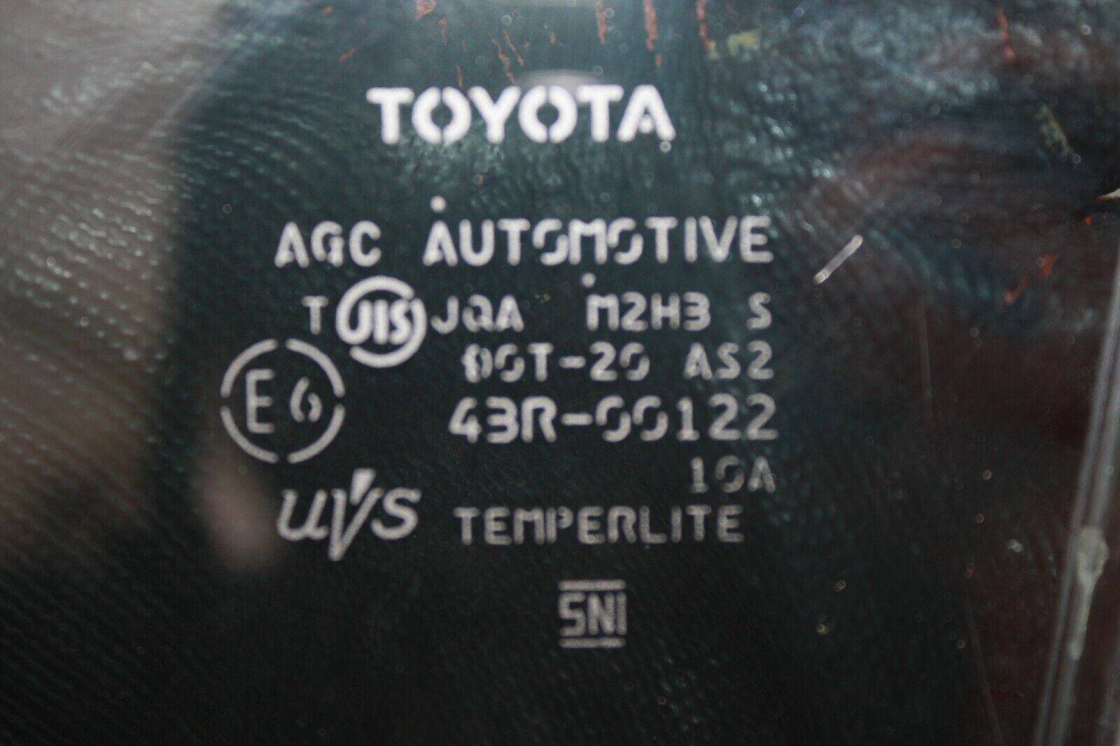 Toyota-Prius-MK3-Rear-Left-Door-Glass-Window-43R-00122-Genuine-175864963583-3