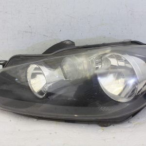 VW Golf Left Side Headlight 5K2941005H Genuine *DAMAGED*
