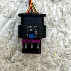 VW Golf Polo PDC Parking Sensor Wiring Harness Plug Connector 4F0973703 Genuine - Image 3