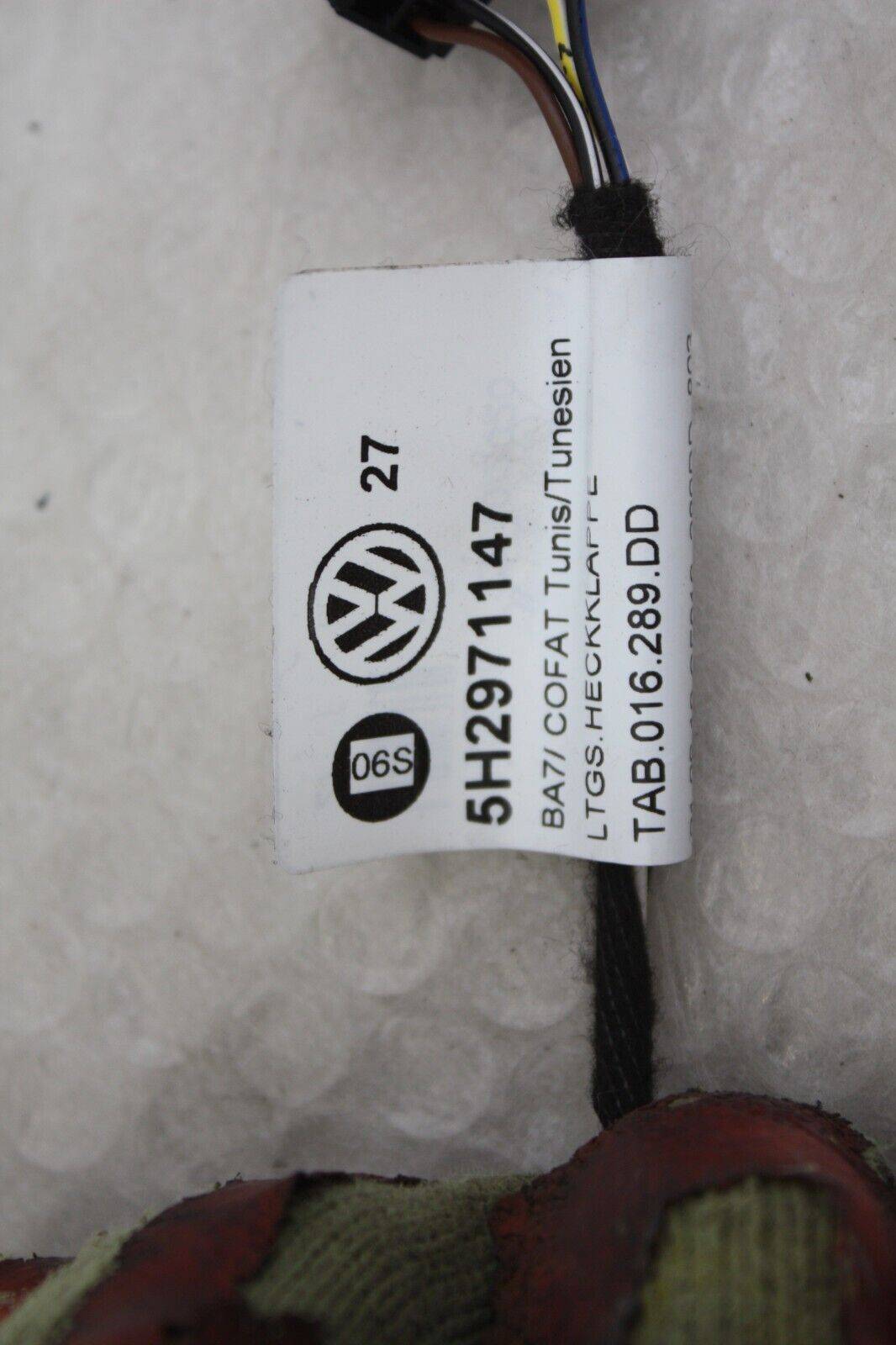 VW-Golf-Tailgate-Wiring-Loom-5H2971147-Genuine-176324023183-14