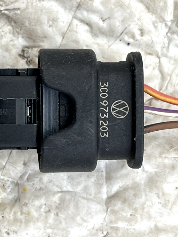 VW PASSAT B6 PDC Sensor Wiring Loom Plug Connector 3C0973203 Genuine 178560614263 8