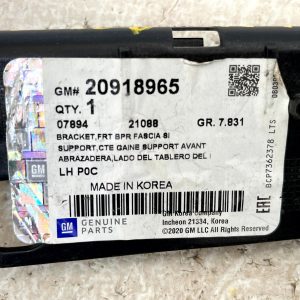 Vauxhall Antara Front Bumper Left Mount Bracket 2009 TO 2014 20918965 Genuine - Image 11