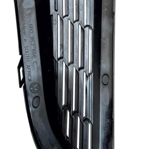 Volkswagen Polo 6R Front Bumper Right Lower Grille 2009-2014 6R0853666C Genuine - Image 9