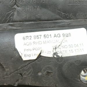 Volkswagen Polo Wing Mirror Left 2009 To 2014 6R2857501 - Image 12