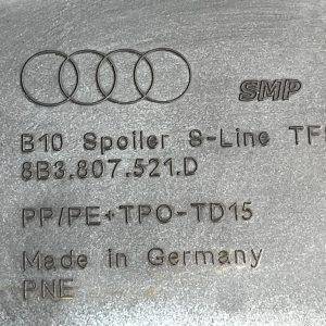 Audi A5 B10 S-Line Rear Bumper Lower Spoiler 2024 Onward 8B3807521D Genuine - Image 15