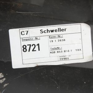 Audi A6 S Line Right Driver Side Skirt 2011 TO 2014 4G0853860F Genuine - Image 10