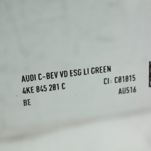 Audi E Tron Front Left Side Door Glass 4KE845201C Genuine - Image 4