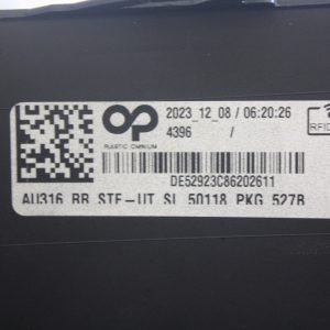 Audi Q4 E-Tron Rear Bumper Lower Section 2021 Onward 89A807527C Genuine - Image 15