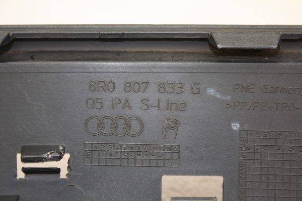 Audi Q5 S Line Rear Bumper Diffuser 2012 TO 2017 8R0807833G Genuine 178312884444 13